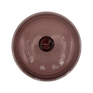 Pyrex Corning Vision Cranberry Purple Round 7.25” Glass Replacement Lid - Rare